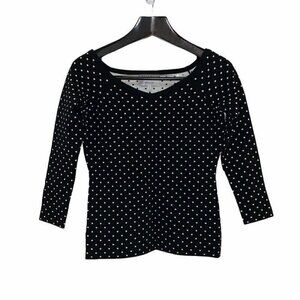 Milly 5F Bergdorf Goodman Blouse Black White Medium